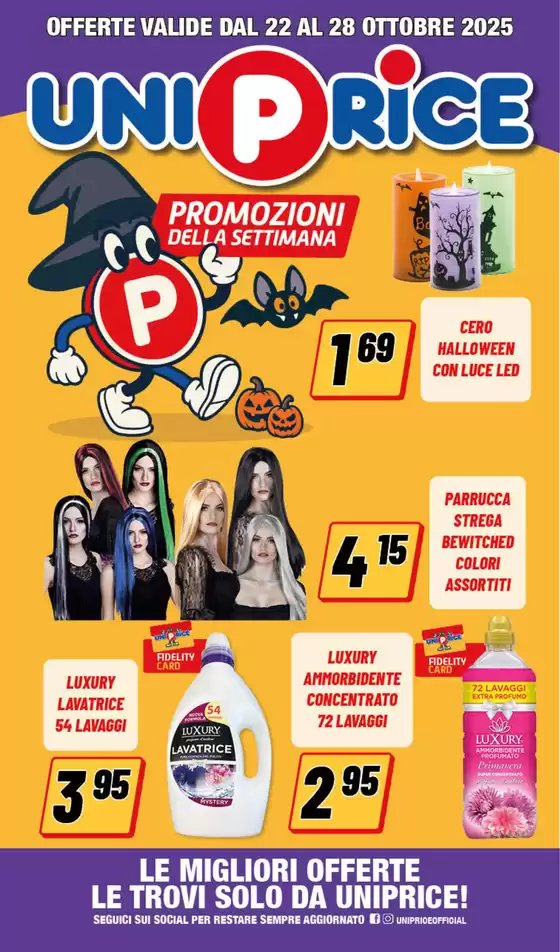 Volantino UniPrice a Domodossola | Promozioni della settimana | 2025-10-22T00:00:00.000Z - 2025-10-28T00:00:00.000Z