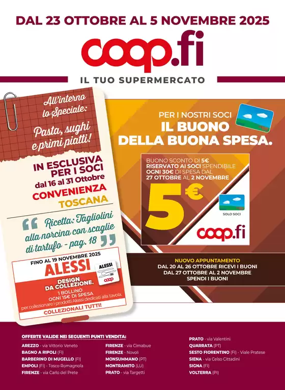 Volantino Coop a Vicenza | DAL 23 OTTOBRE AL 5 NOVEMBRE 2025 | 2025-10-23T00:00:00.000Z - 2025-11-05T00:00:00.000Z