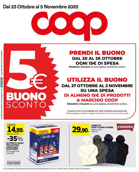 Volantino Coop a Comacchio | Dal 23 ottobre al 5 novembre 2025 | 2025-10-23T00:00:00.000Z - 2025-11-05T00:00:00.000Z
