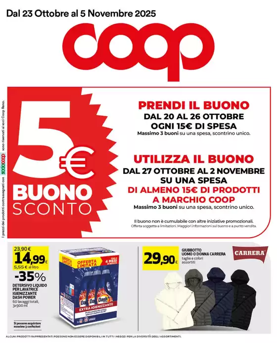 Volantino Coop a Cadoneghe | Dal 23 ottobre al 5 novembre 2025 | 2025-10-23T00:00:00.000Z - 2025-11-05T00:00:00.000Z