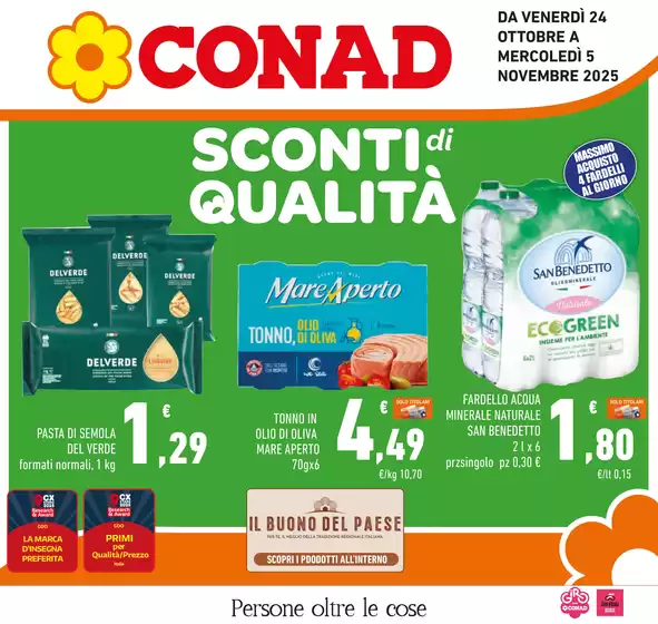 Volantino Conad | SCONTI DI QUALITA' | 2025-10-24T00:00:00.000Z - 2025-11-05T00:00:00.000Z