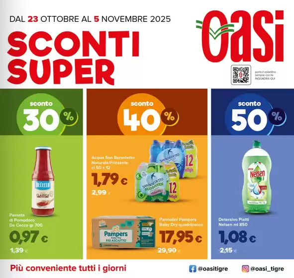 Volantino Oasi a Alessandria | Sconti super | 2025-10-23T00:00:00.000Z - 2025-11-05T00:00:00.000Z