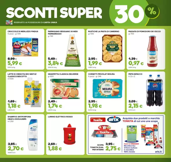Sconti super