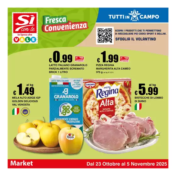 Volantino Si con te market a Legnago | Fresca Convenienza | 2025-10-23T00:00:00.000Z - 2025-11-05T00:00:00.000Z