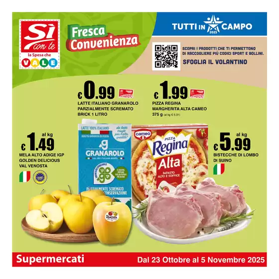 Volantino Si con te supermercati a Legnago | Fresca Convenienza | 2025-10-23T00:00:00.000Z - 2025-11-05T00:00:00.000Z