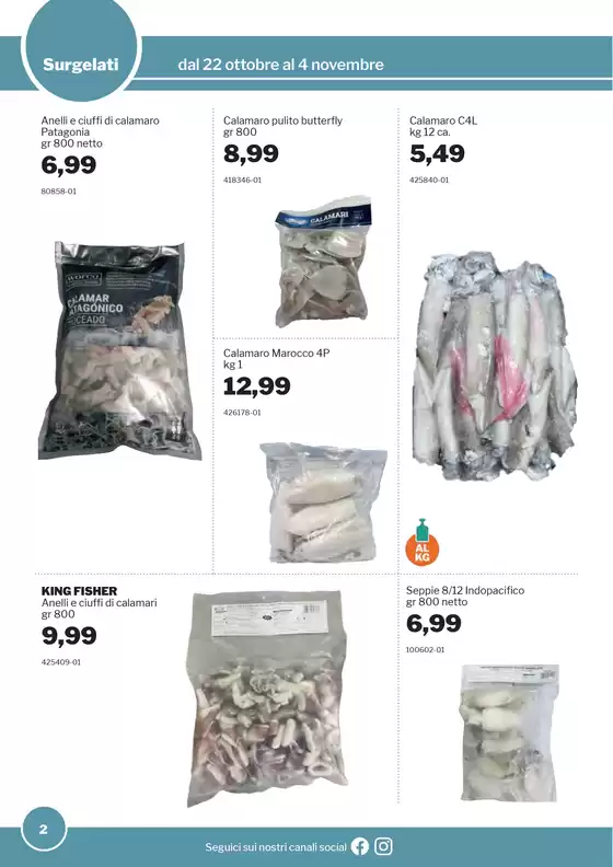 Dal 22 ottobre al 4 novembre