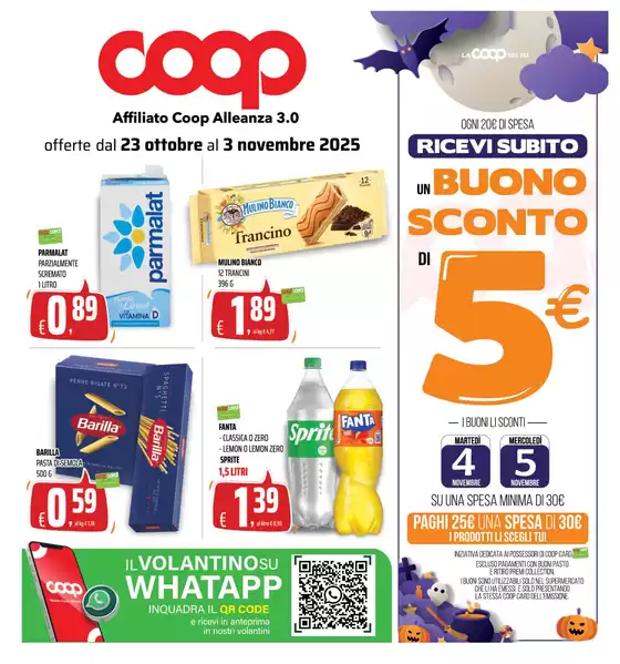 offerte dal 23 ottobre al 3 novembre 2025
