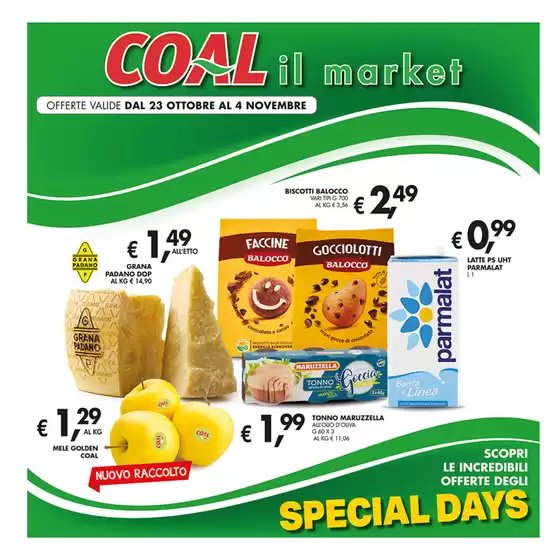 Volantino Coal a Limone Piemonte | Coal il market! | 2025-10-23T00:00:00.000Z - 2025-11-04T00:00:00.000Z