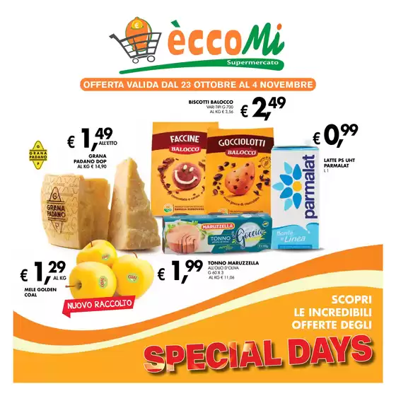 Volantino Eccomi a Limone Piemonte | Eccomi Plus! | 2025-10-23T00:00:00.000Z - 2025-11-04T00:00:00.000Z
