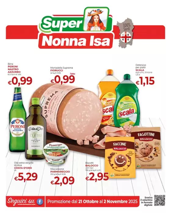 Volantino Nonna Isa a Scorrano | Promozione dal 21 Ottobre al 2 Novembre 2025 | 2025-10-22T00:00:00.000Z - 2025-11-02T00:00:00.000Z