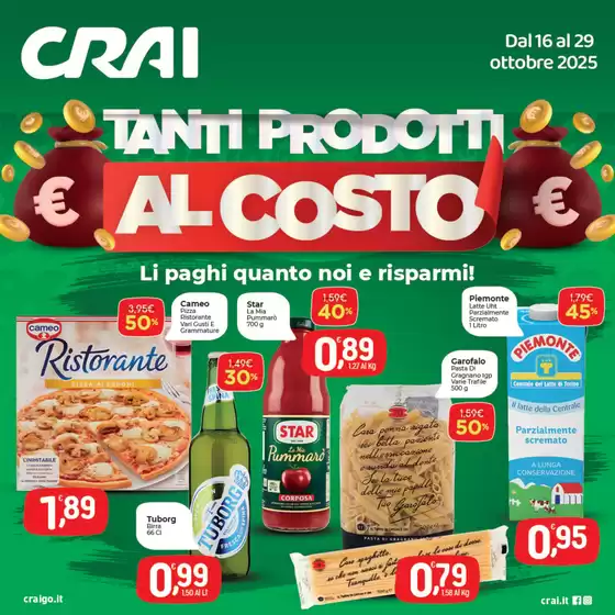 Volantino Crai | TANTI PRODOTTI AL COSTO | 2025-10-22T00:00:00.000Z - 2025-10-29T00:00:00.000Z