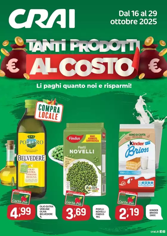 TANTI PRODOTTI AL COSTO