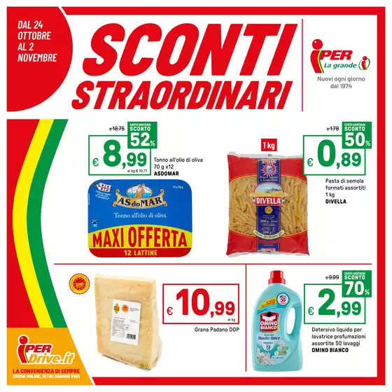 Volantino Iper La grande i a Torre Beretti e Castellaro | Sconti straordinari | 2025-10-24T00:00:00.000Z - 2025-11-02T00:00:00.000Z