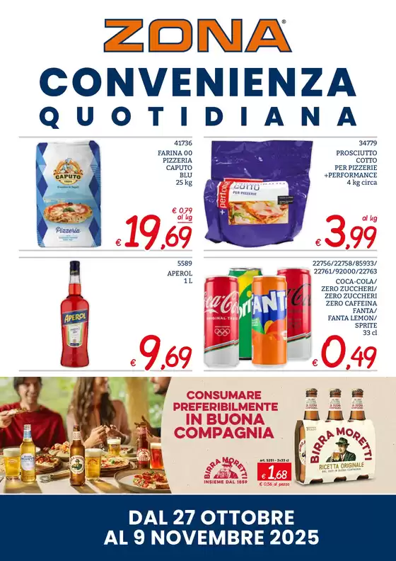 Volantino ZONA a Sarzana | Convenienza Quotidiana | 2025-10-27T00:00:00.000Z - 2025-11-09T00:00:00.000Z