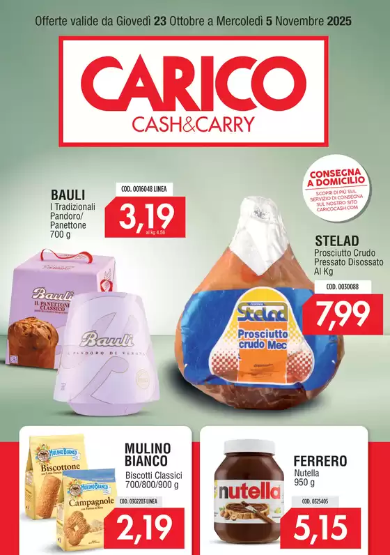 Volantino Carico Cash & Carry a Limone Piemonte | Offerte | 2025-10-23T00:00:00.000Z - 2025-11-05T00:00:00.000Z