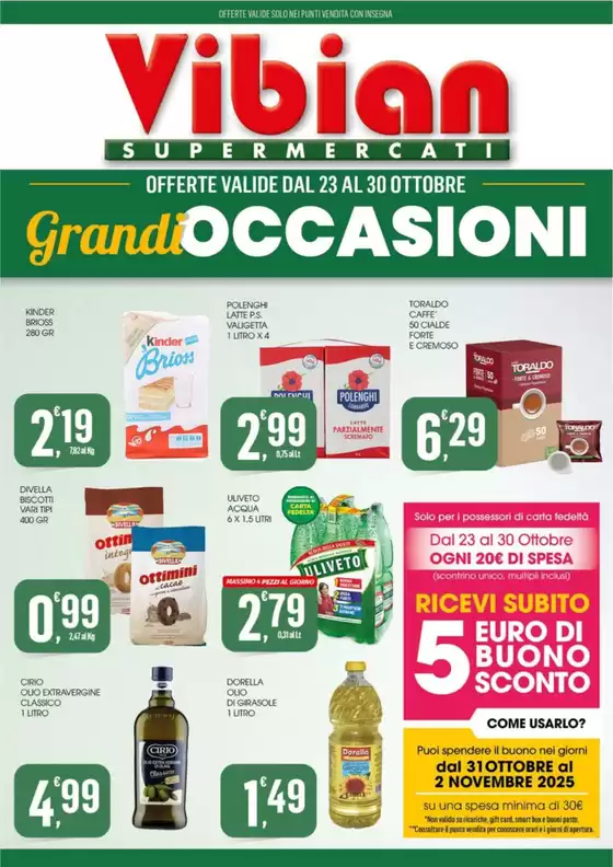 Volantino Vibian | Grandi occasioni | 2025-10-23T00:00:00.000Z - 2025-10-30T00:00:00.000Z