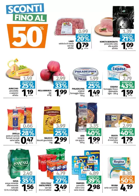 Sconti fino al 50%