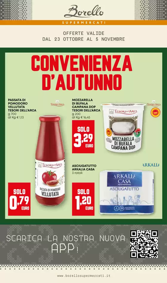 Volantino Borello | CONVENIENZA D’AUTUNNO | 2025-10-23T00:00:00.000Z - 2025-11-05T00:00:00.000Z