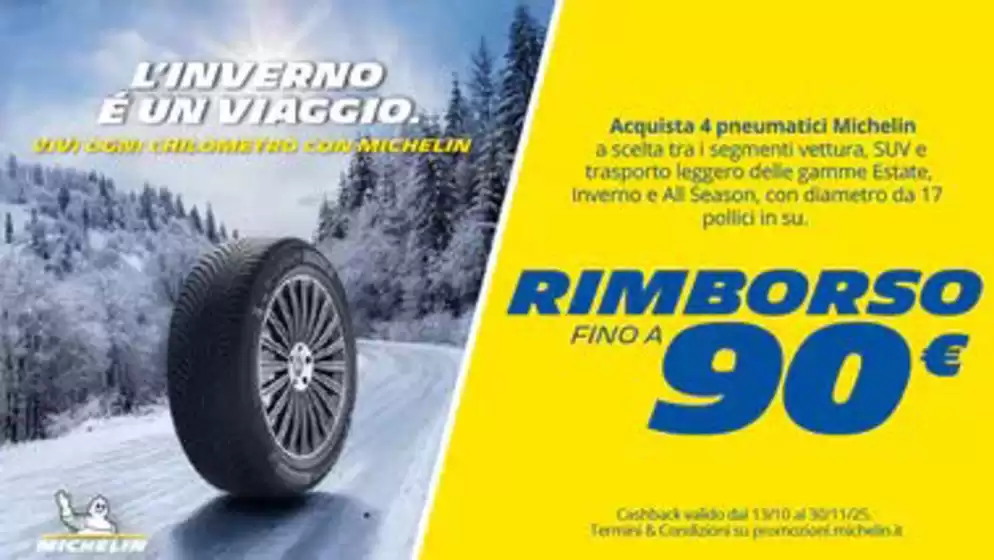 Fino al 110€ di vantaggi