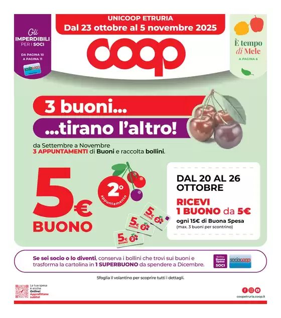 Dal 23 ottobre al 5 novembre 2025