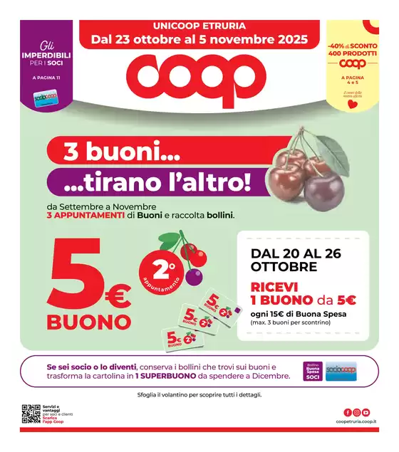 Dal 23 ottobre al 5 novembre 2025