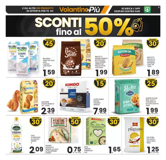 Sconti fino al 50%