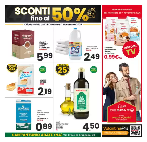 Sconti fino al 50%