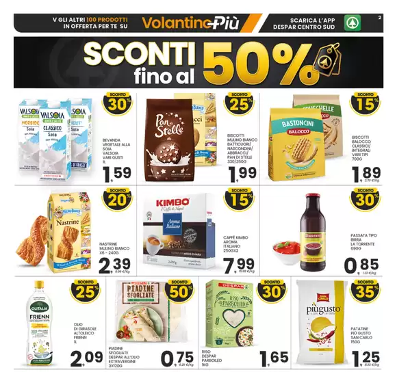 Sconti fino al 50%