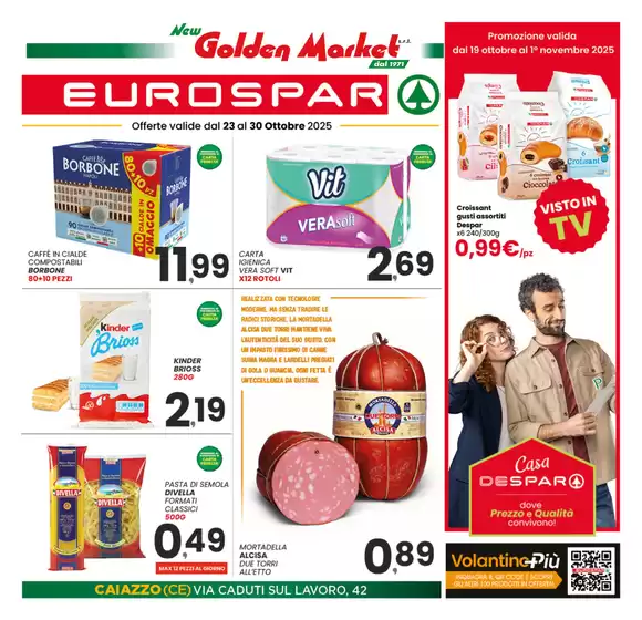 Volantino Eurospar a Bruino | Offerte dal 23 al 30 ottobre 2025 | 2025-10-23T00:00:00.000Z - 2025-10-30T00:00:00.000Z