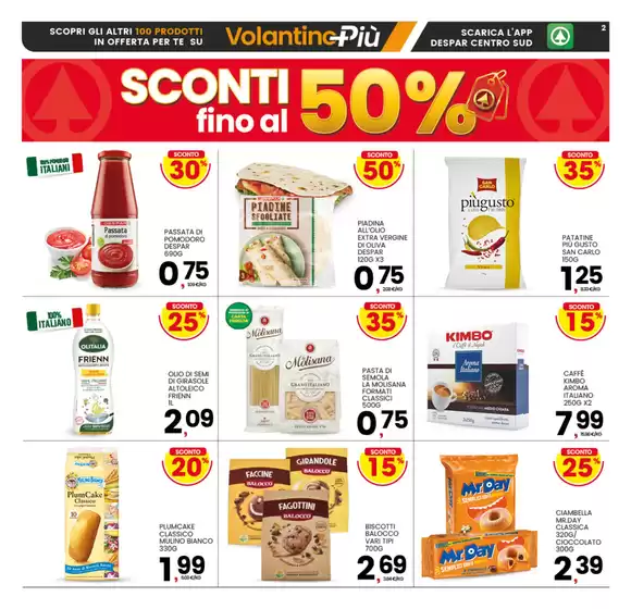 Sconti fino al 50%