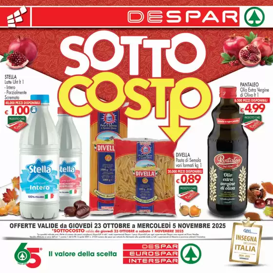Volantino Despar a Melendugno | Sottocosto | 2025-10-23T00:00:00.000Z - 2025-11-05T00:00:00.000Z