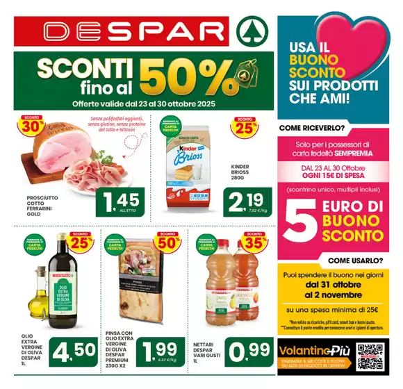Sconti fino al 50%