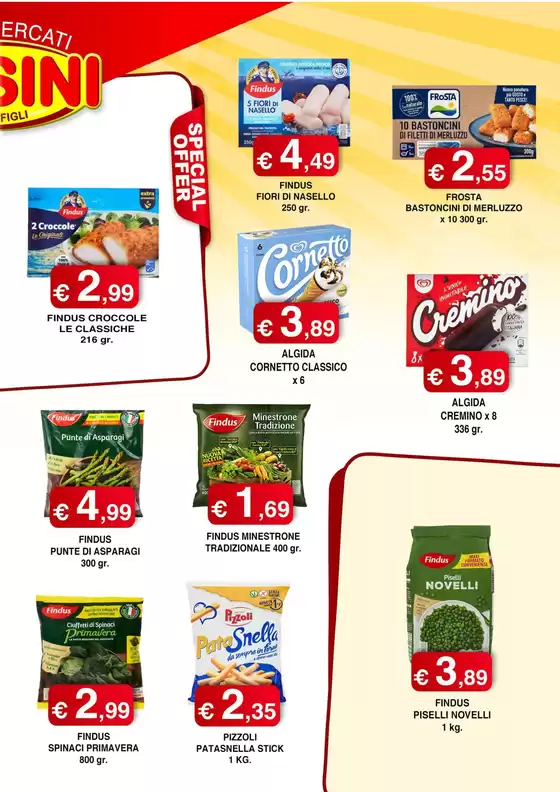 Offerte valide dall 22 ottobre al 04 novembre