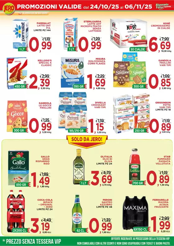 Volantino Jero Market | Promozioni valide dal 24/10 al 06/11/2025 | 2025-10-24T00:00:00.000Z - 2025-11-06T00:00:00.000Z