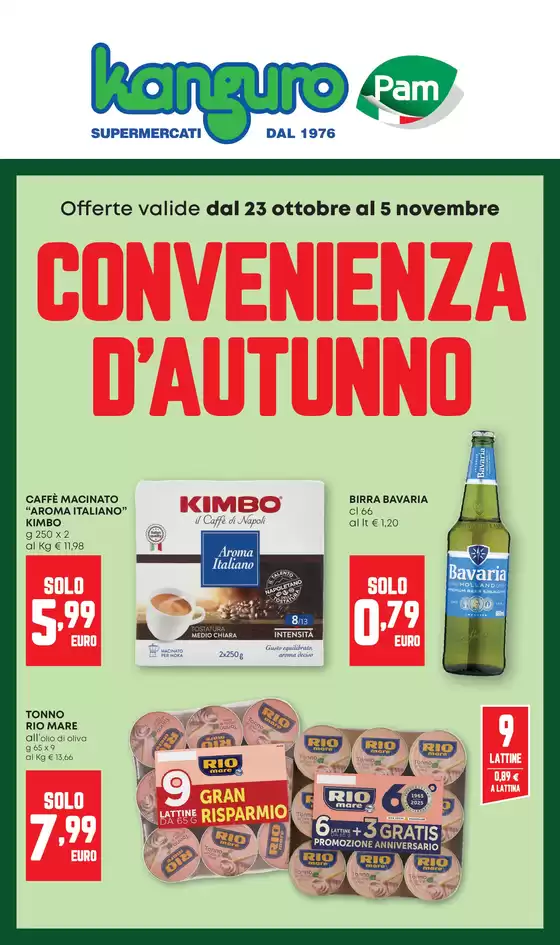 Volantino Kanguro | Convenvenienza d'autunno | 2025-10-24T00:00:00.000Z - 2025-11-05T00:00:00.000Z