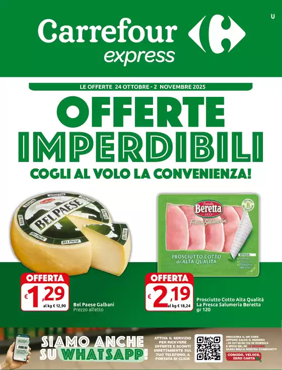 Volantino Carrefour Express a Grosseto | Offerte imperdibili | 2025-10-24T00:00:00.000Z - 2025-11-02T00:00:00.000Z