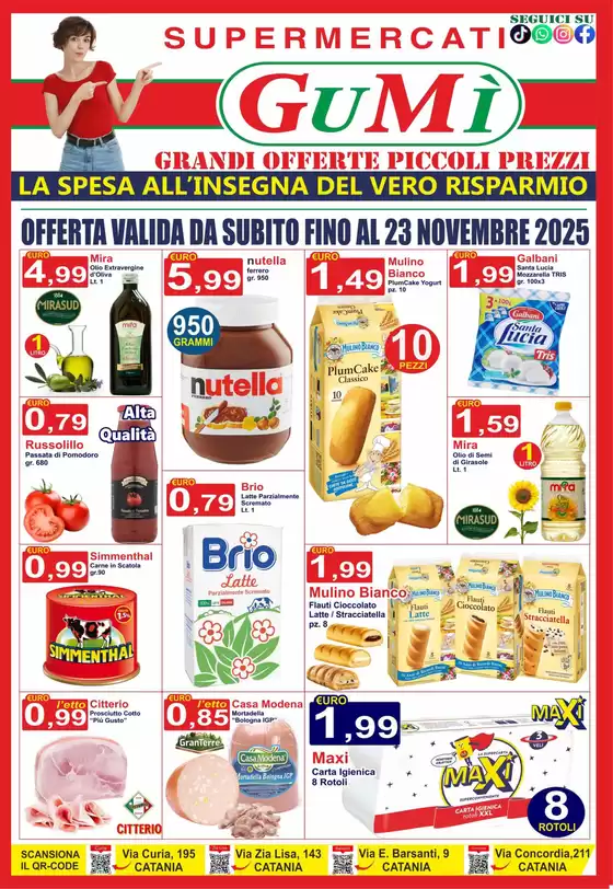Volantino GuMì Supermercati | La spesa all'insegna del vero risparmio  | 2025-10-24T00:00:00.000Z - 2025-11-23T00:00:00.000Z