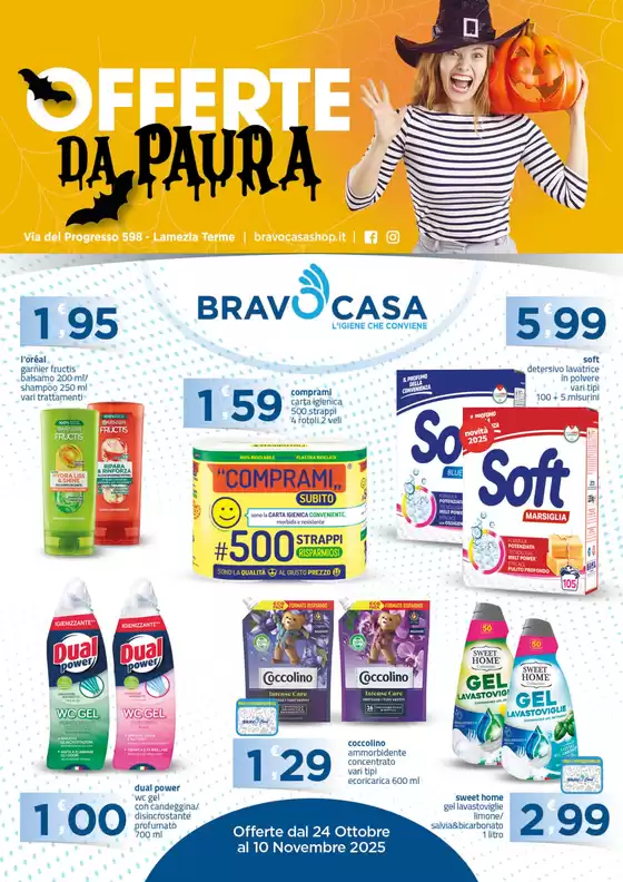 Volantino Bravo Casa a Marcon | Offerte da paura | 2025-10-24T00:00:00.000Z - 2025-11-10T00:00:00.000Z