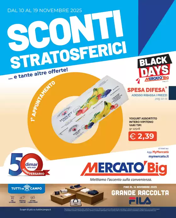 Volantino Mercatò Big a Buddusò | Sconti stratosferici | 2025-11-10T00:00:00.000Z - 2025-11-19T00:00:00.000Z