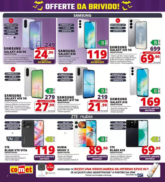 Offerte da brivido da Comet!