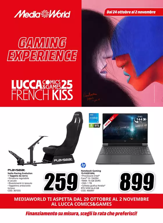 Volantino MediaWorld a Montichiari | Gaming experience | 2025-10-27T00:00:00.000Z - 2025-11-02T00:00:00.000Z