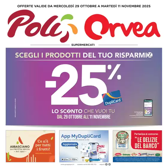 Volantino Poli | OFFERTE VALIDE DA MERCOLEDÌ 29 OTTOBRE A MARTEDÌ 11 NOVEMBRE 2025 | 2025-10-29T00:00:00.000Z - 2025-11-11T00:00:00.000Z