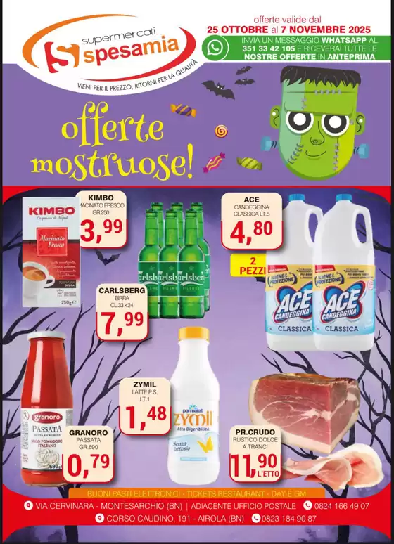 Volantino Supermercati Spesa Mia | Offerte mostruose! | 2025-10-27T00:00:00.000Z - 2025-11-07T00:00:00.000Z
