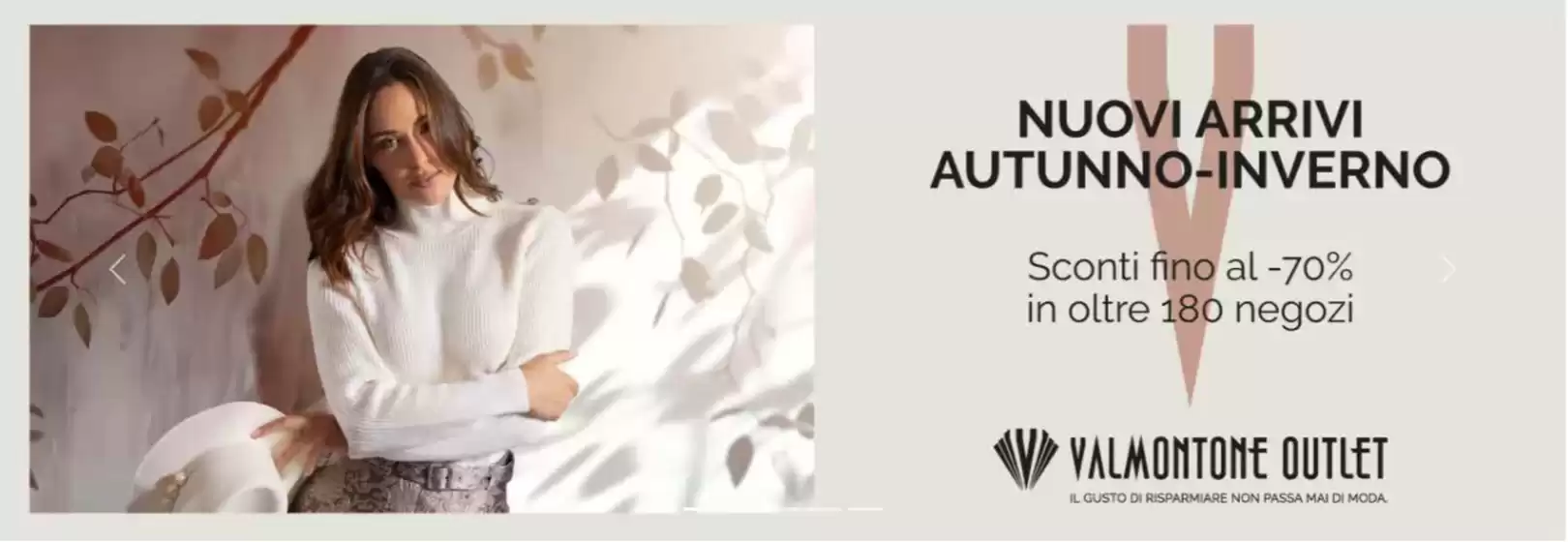 Volantino Valmontone Outlet a Milano | -70% | 2025-10-27T00:00:00.000Z - 2025-12-02T00:00:00.000Z