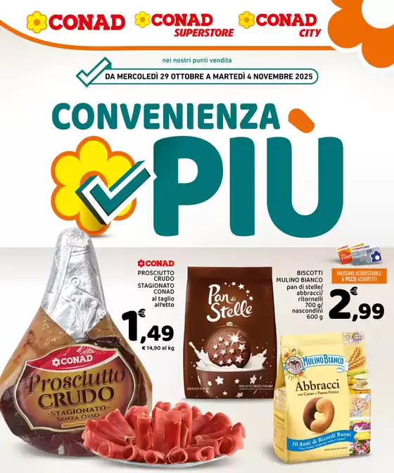 Volantino Conad Superstore a Fasano | Convenienza Più | 2025-10-29T00:00:00.000Z - 2025-11-04T00:00:00.000Z