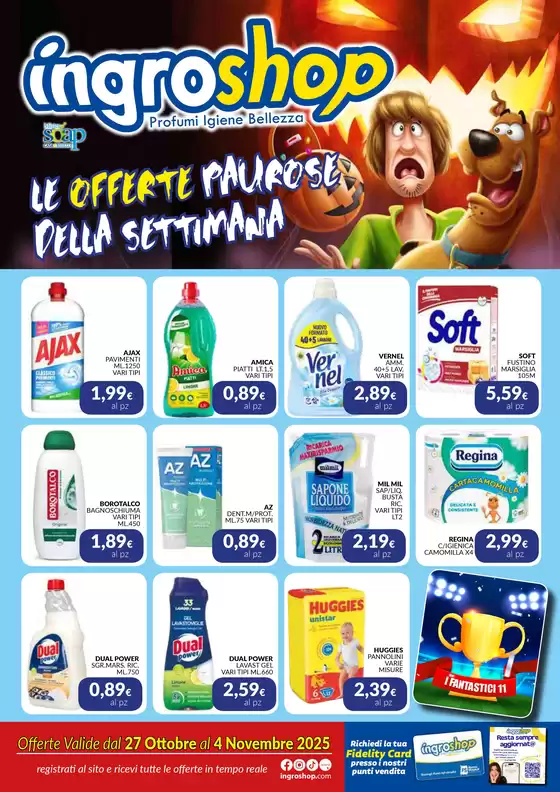Volantino Ingroshop | Le offerte paurose della settimana | 2025-10-27T00:00:00.000Z - 2025-11-04T00:00:00.000Z