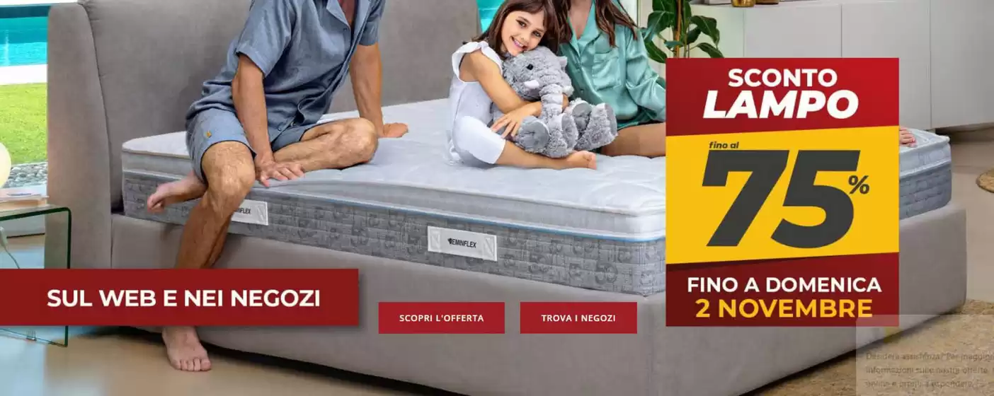 Volantino Eminflex | Sconto lampo | 2025-10-27T00:00:00.000Z - 2025-11-02T00:00:00.000Z
