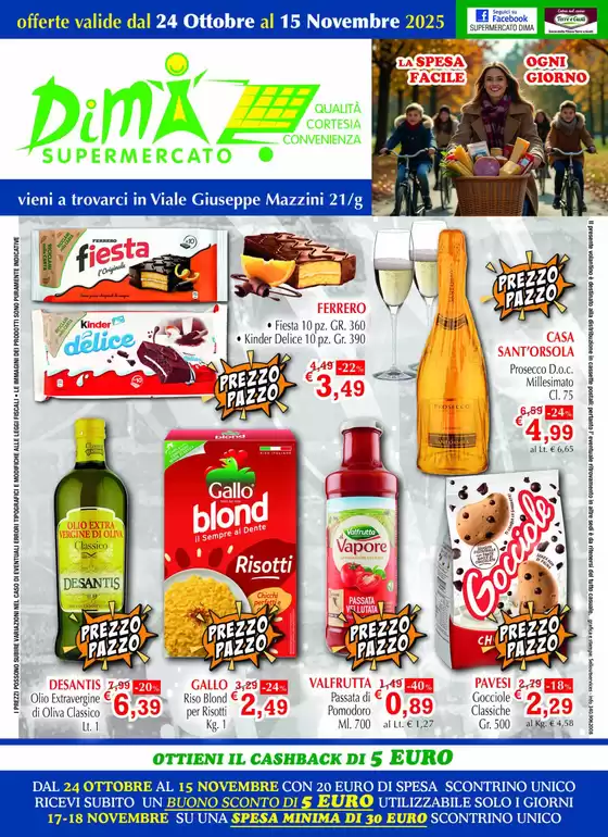 Volantino Supermercato Dima | Prezzo pazzo | 2025-10-27T00:00:00.000Z - 2025-11-15T00:00:00.000Z