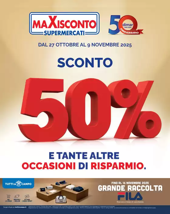 Sconto 50%