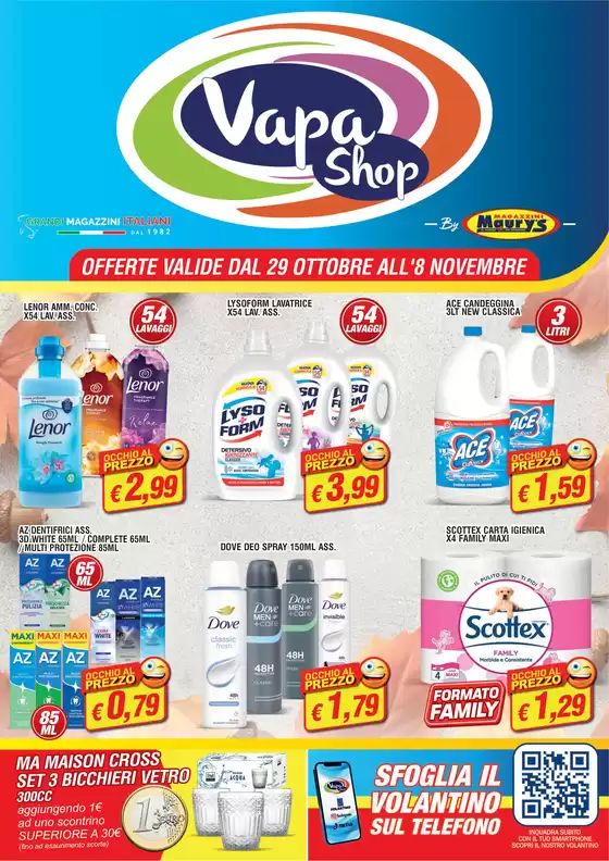 Volantino Vapashop a Elmas | OFFERTE VALIDE DAL 29 OTTOBRE ALL'8 NOVEMBRE FFERTE VALIDE DAL 29 OTTOBRE ALL'8 NOVEMBRE | 2025-10-29T00:00:00.000Z - 2025-11-08T00:00:00.000Z